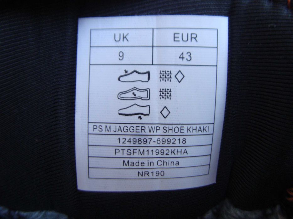 43/27.5 см Peter Storm Waterproof кроссовки трековые новое сост. ориг.