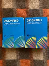 Dicionários português e português-inglês