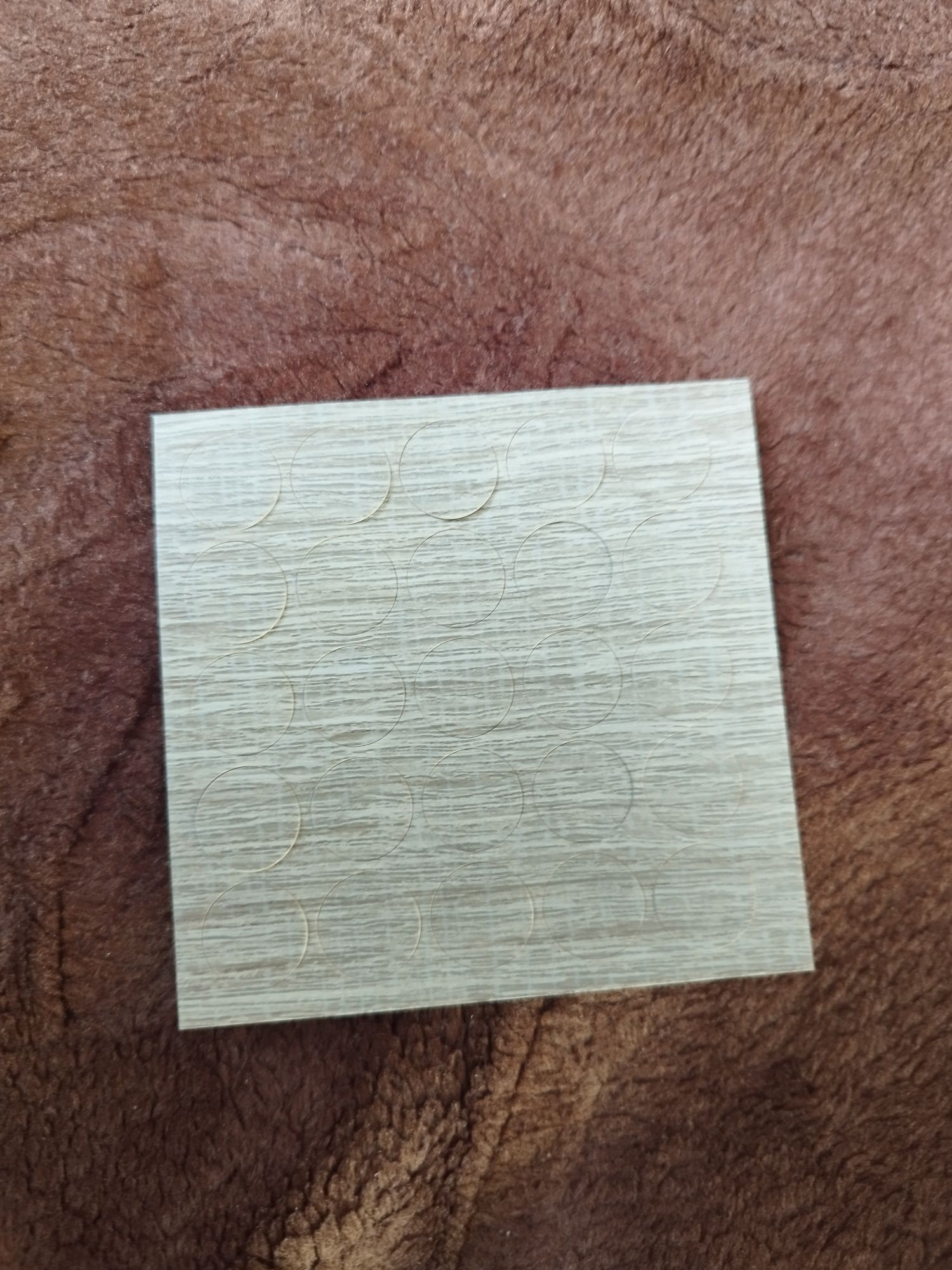 zaślepka naklejka imitująca drewno Hranipex 8 x 8 cm 2 sztuki