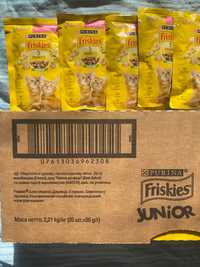 Безкоштовна доставка Вологий корм Friskies для кошенят Purina Junior