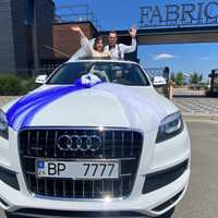 Прокат/Оренда авто на весілля Audi Q7 с водієм,трансфер аэропорт