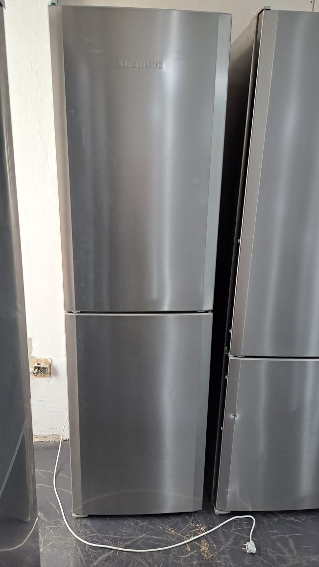 Високий срібний холодильник Whirlpool kgnd543e срібний сучасний достав