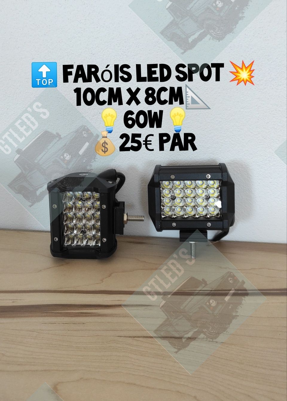 Faróis Led - Barras Led - Strobes Led