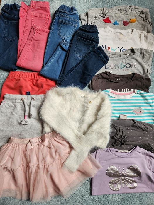 Paka markowych ubranek na jesień spodnie, spódniczki,  bolerko, bluzki