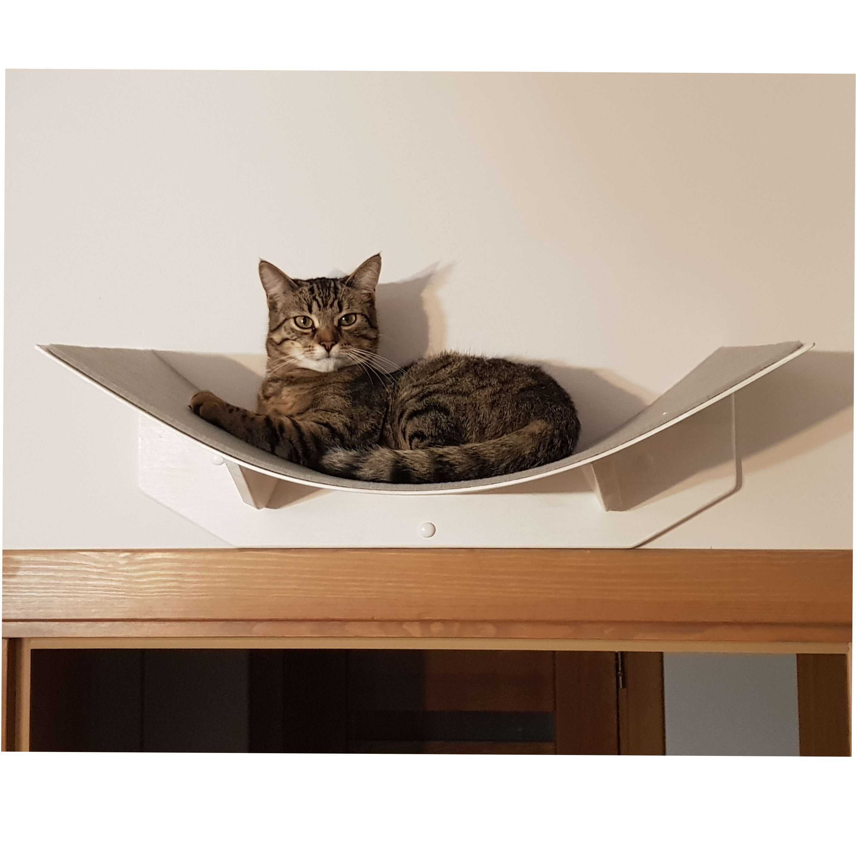 HAMAK KOMFORT dla kota na ścianę legowisko półka mostek