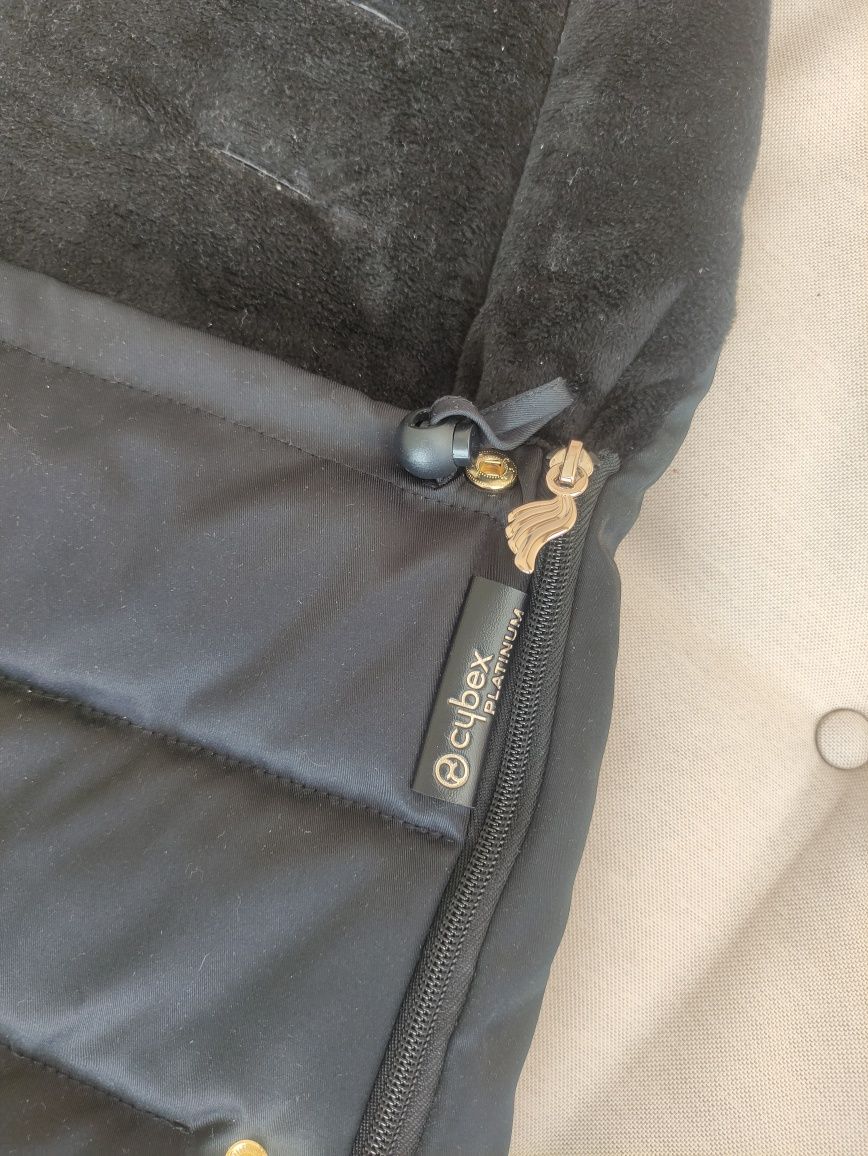 Śpiworek Śpiwór Cybex Priam Jeremy Scott, mufka + rękawice stokke