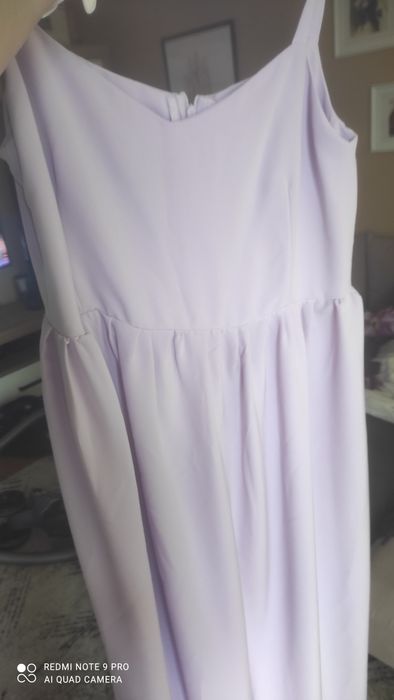 Śliczna liliowa letnia sukienka dluga/ciążowa