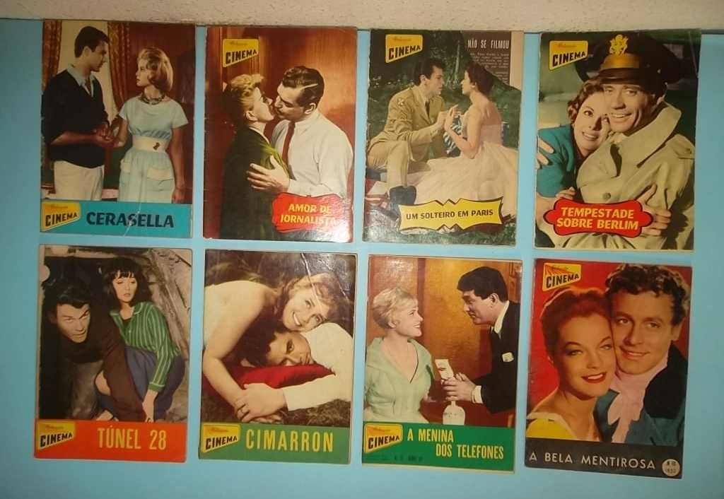 Lote de 65 revistas da colecção «Cinema» (1956)