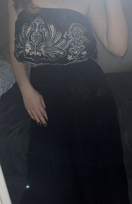 Довга чорна сукня Guess