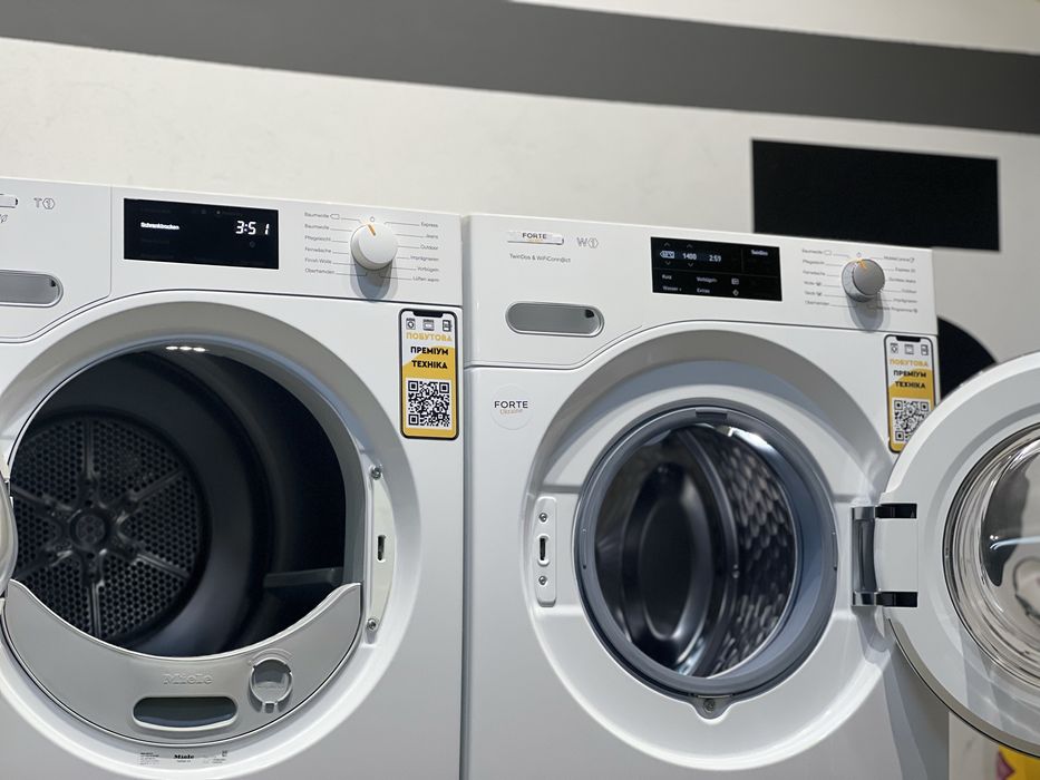 ®️Комплект Miele. Пральна WWI 760. Сушильна TWF 505 . 23рік. Ідеал