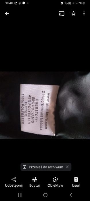 Płaszczyk damski pikowany XXL