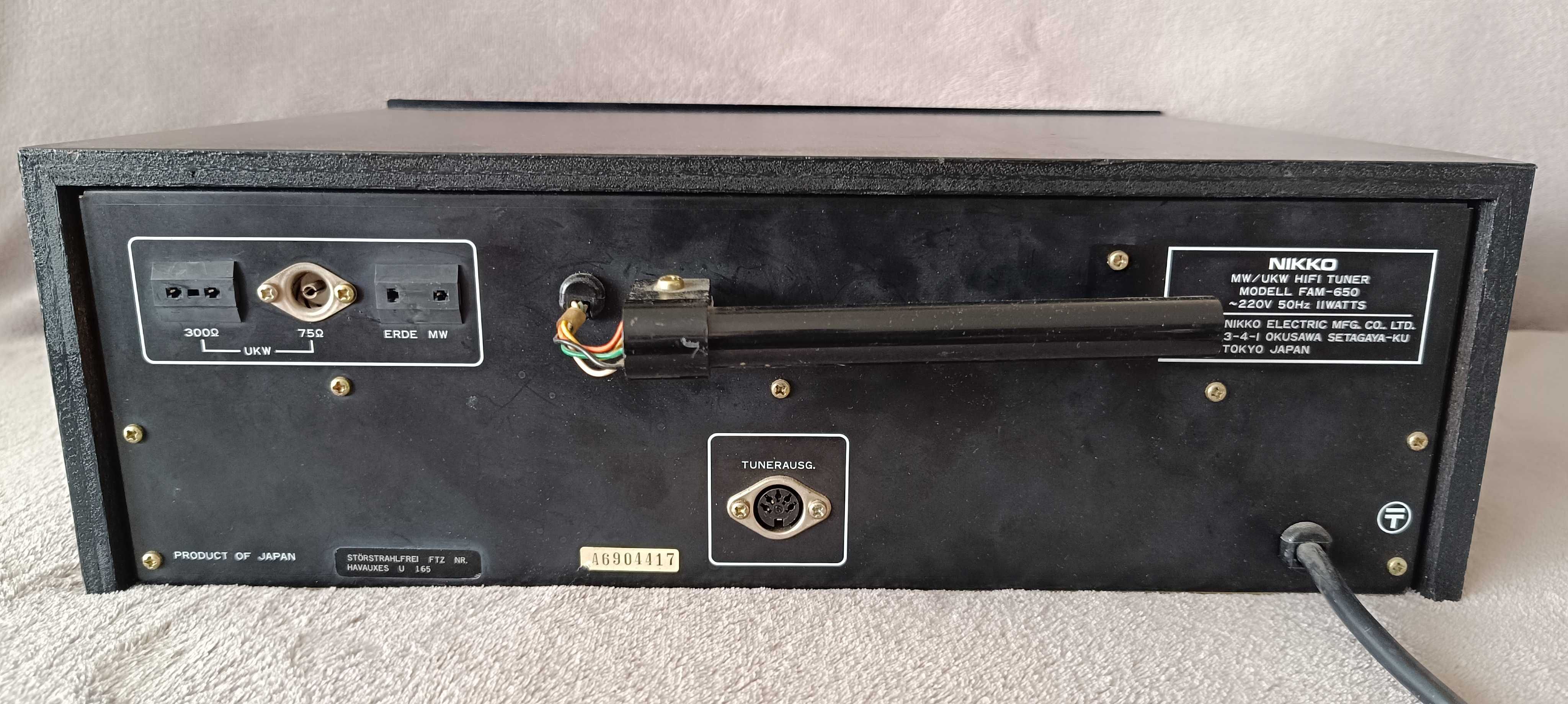 Tuner radiowy Hi-Fi Nikko FAM- 650