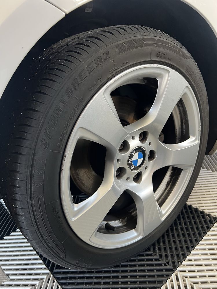 4 jantes 17 BMW 5x120 com pneus 225/45ZR17