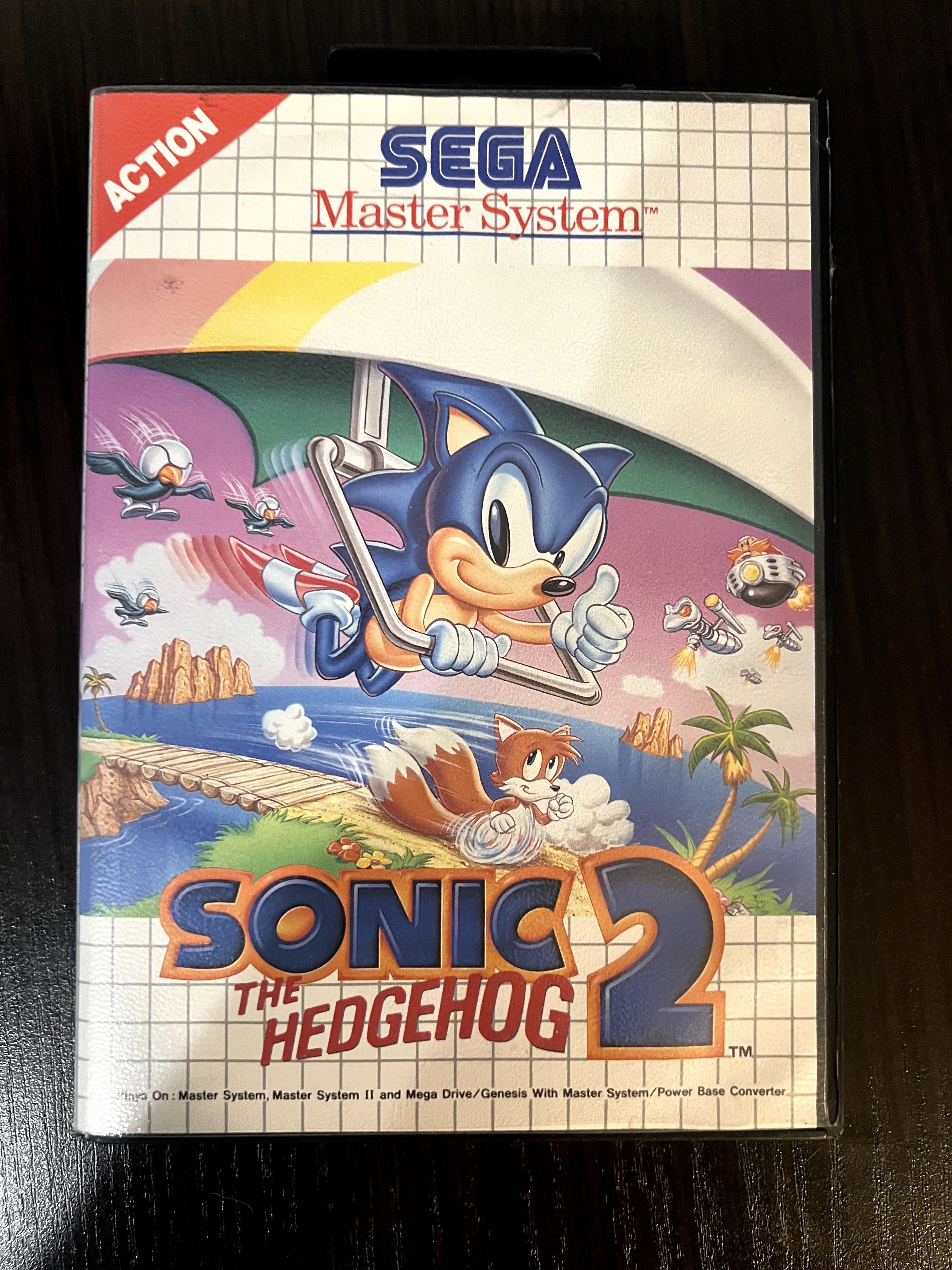 SEGA Master System SONIC The Hedgehog Chaos i SONIC The Hedgehog 2