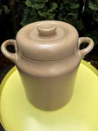 Bolesławiec garnek ceramiczny do kiszenia sygnowany