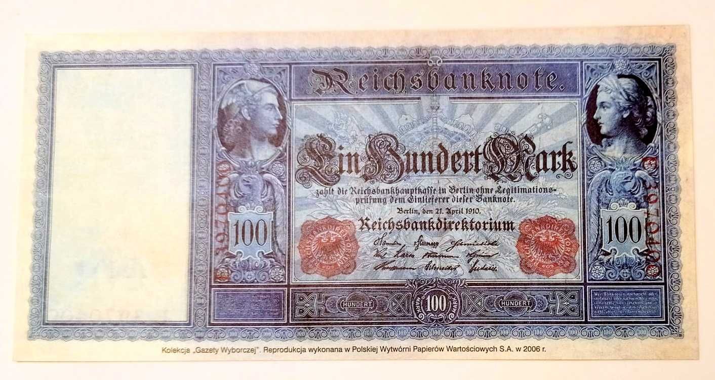 Zbiór Starych banknotów - reprodukcja