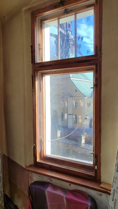 Drewniane okna, z dowozem.