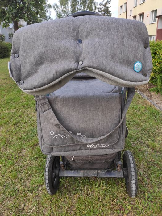 Wózek baby design 3w1 husky gondola spacerówka