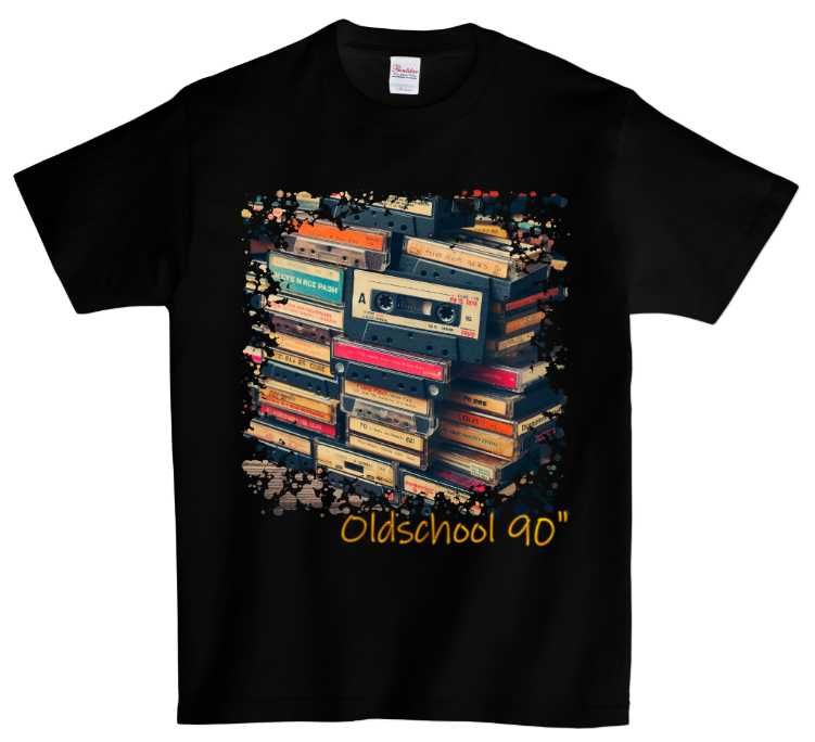 Koszulka T-shirt - Retro Tape, oldschool 90'
