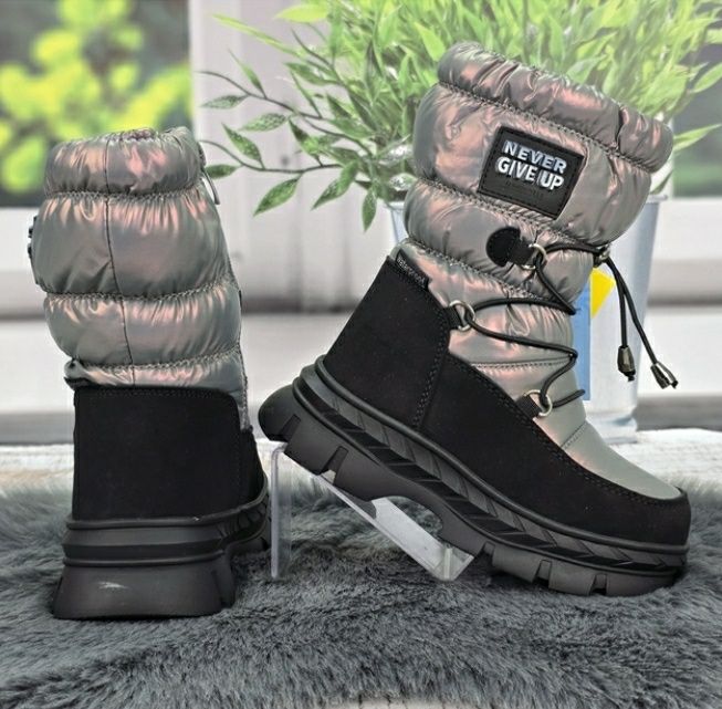 Акція Ботінки зимові на дівчинку, дутики 28, 29, 30, 31, 32, 33, 34,35