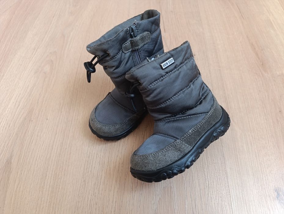 Buty zimowe śniegowce 21 Falcotto Naturino czarne szare jak nowe