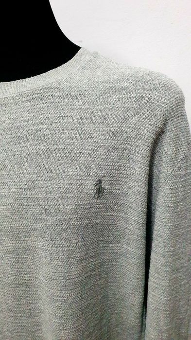 POLO RALPH LAUREN roz. XL extralekki sweter męski Soft oryginalny len