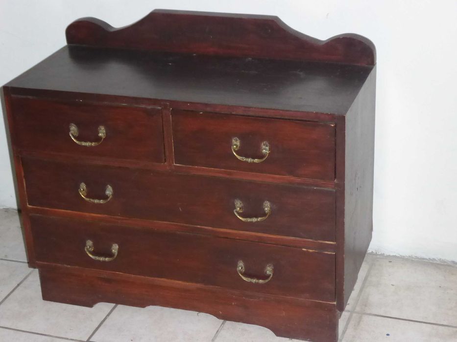 KOMODA Drewniana Rzemieślnicza od stolarza pocz. lat 80ych, Wroc