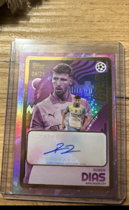 Ruben Dias Topps Gold