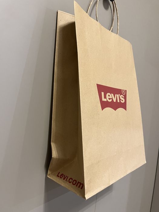 Levis mała średnia torba papierowa torebka prezentowa zakupowa
