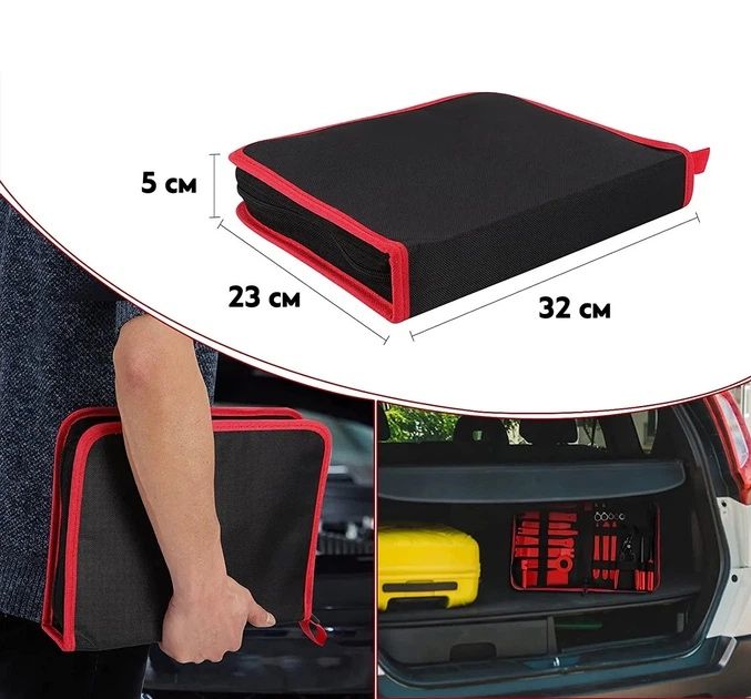 Знімач съемник для демонтажу оббивки  салону та магнітол 43 шт в чехле