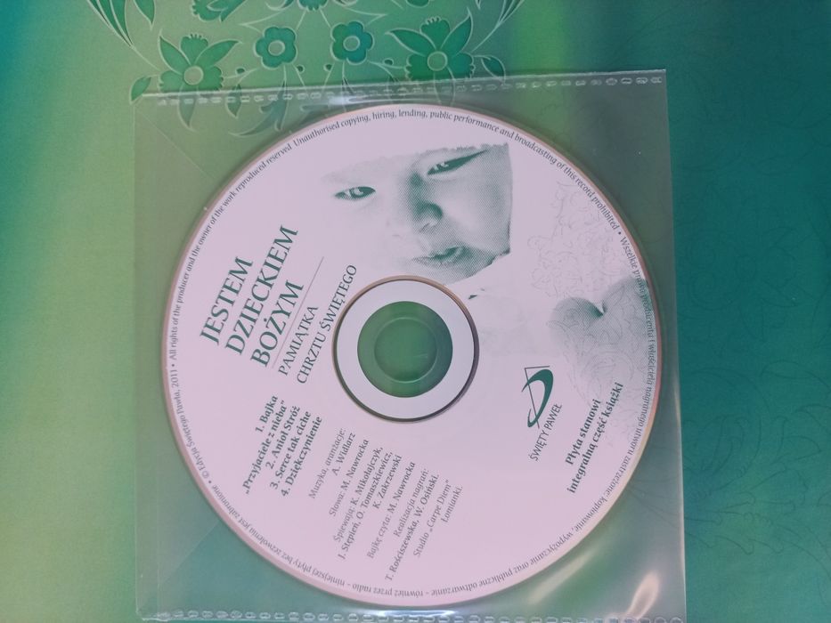 Pamiątka chrztu świętego Jestem Dzieckiem Bożym NOWA fotoksiążka z pły