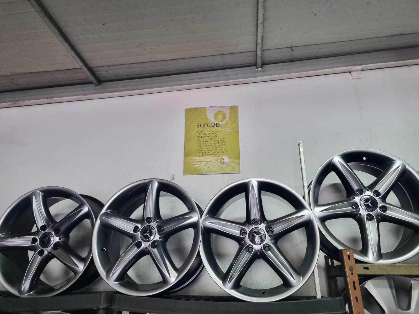 Jogo jantes mercedes originais 17'' 5x112