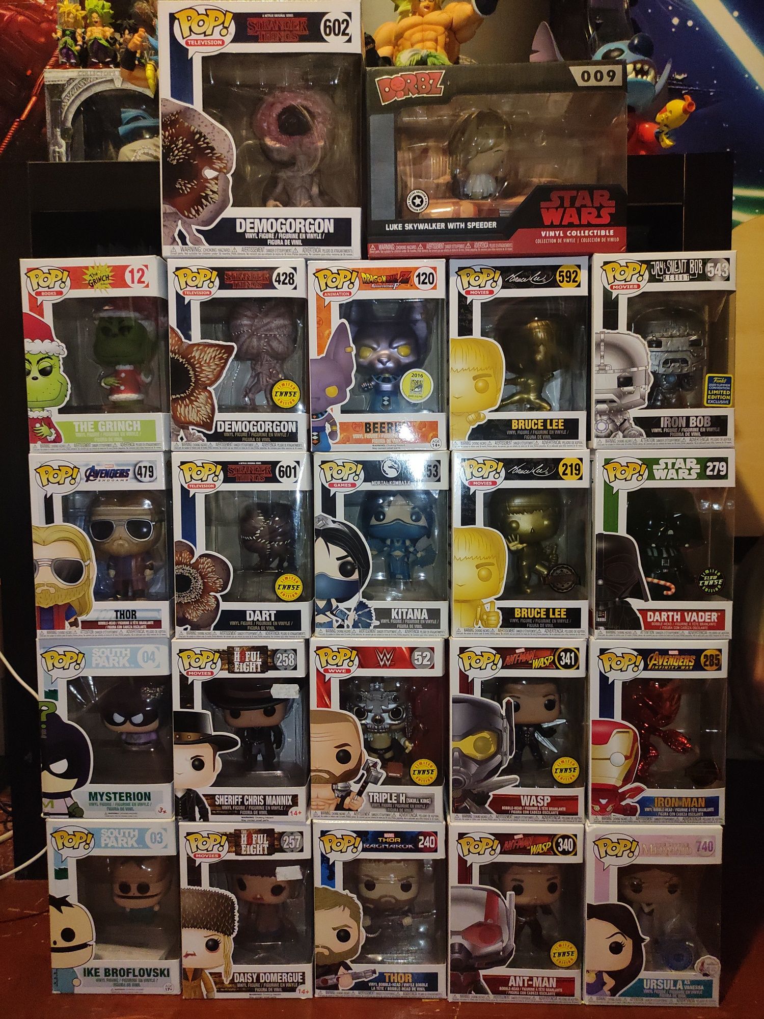 Várias Figuras Funko POPs