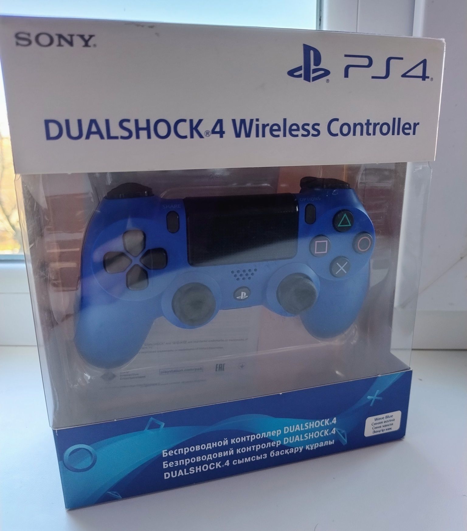 Джойстик для PS4, Wave Blue (оригинал)