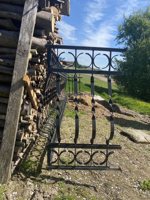 Balustrada ozdobna czarna