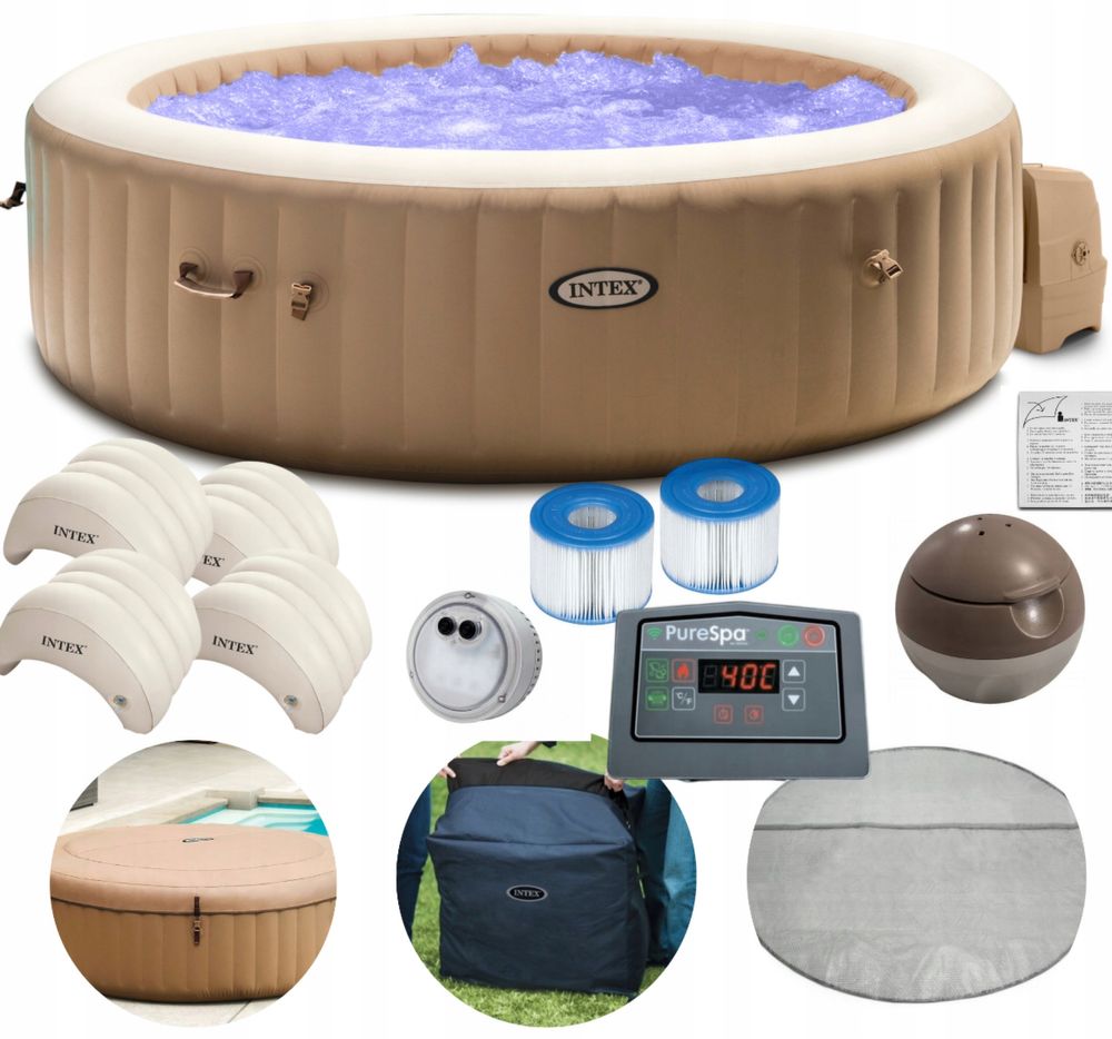 Basen z hydromasazem spa Jacuzzi Intex 28428 6 osob