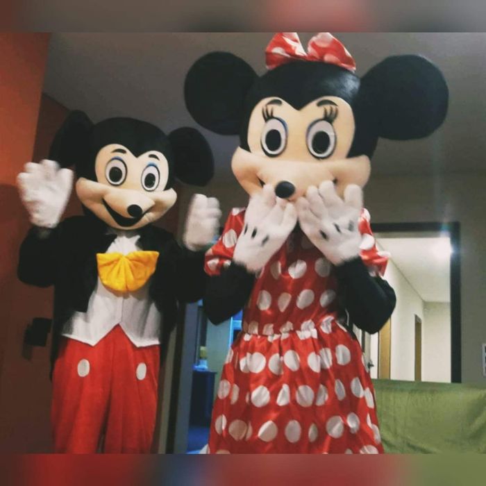 Mascotes Super Mário Unicórnio Minnie Mickey LOL