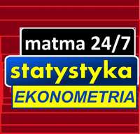 24/7 :: statystyka MATEMATYKA ekonometria :: Excel korepetycje studia
