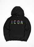 Dsquared2 Dsquared Icon czarna bluza z kapturem M logo