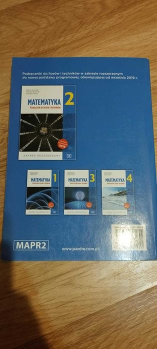 Podręcznik Matematyka 2 Pazdro zakres rozszerzony