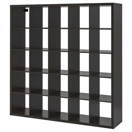 Ikea KALLAX
Regał, czarnybrąz, 182x182 cm