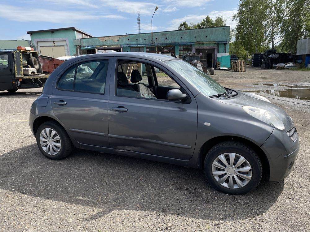 Części z Nissan Micra K12 1.5 dCi 03-10r. Szary KY5G KY5 G 5 Drzwi