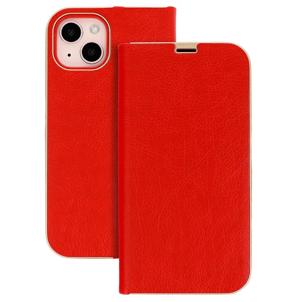 Kabura Book Z Ramką Do Samsung Galaxy S23 Plus Czerwona