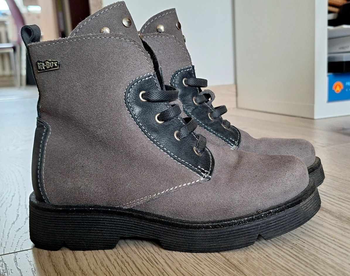 Workery botki renbut 31 szare