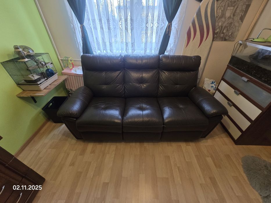 Sofa trzyosobowa z funkcją relax