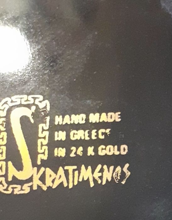 Греческая декоративная тарелка  с Парфеноном.