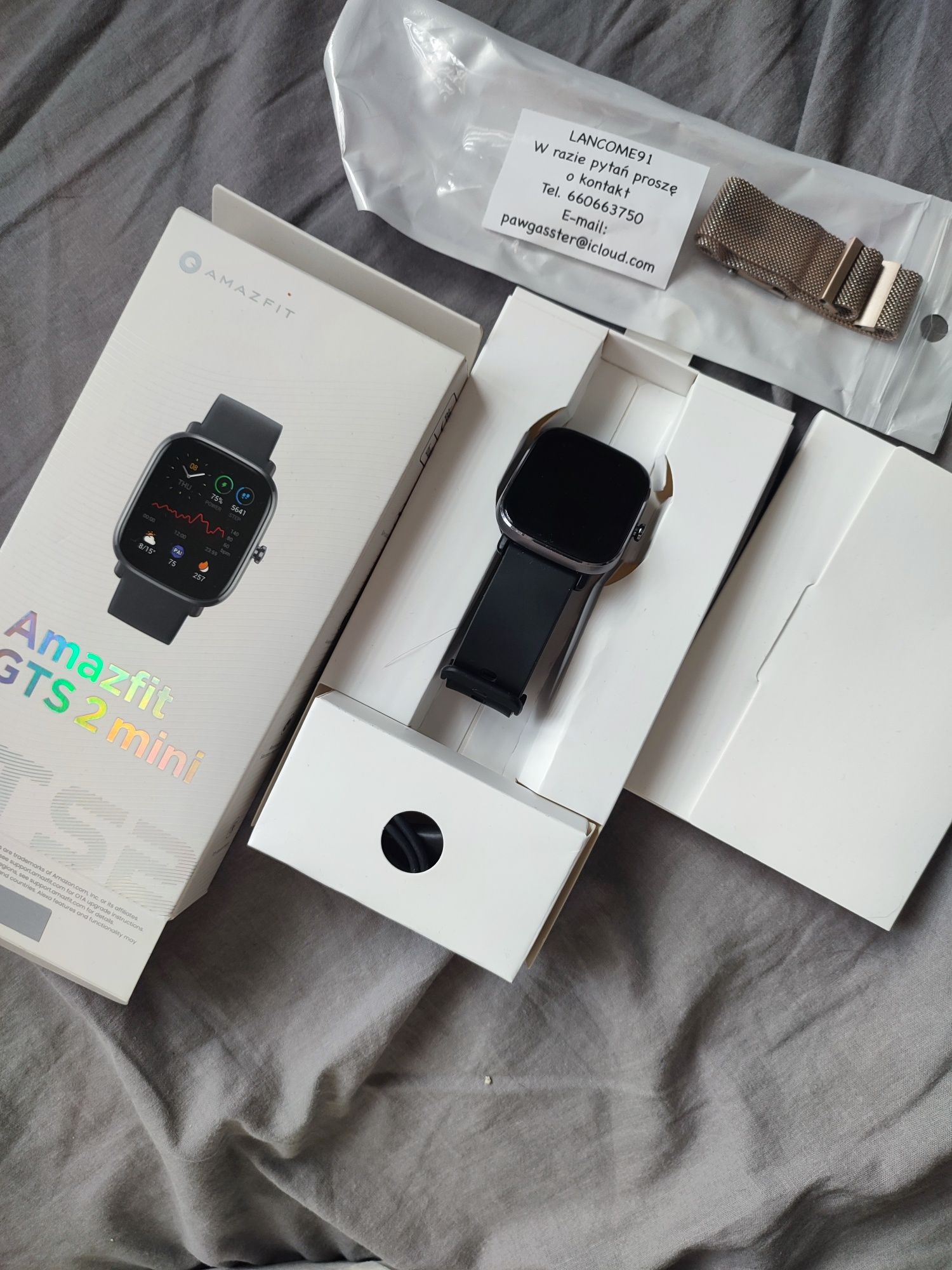 Amazfit GTS 2 mini + pasek