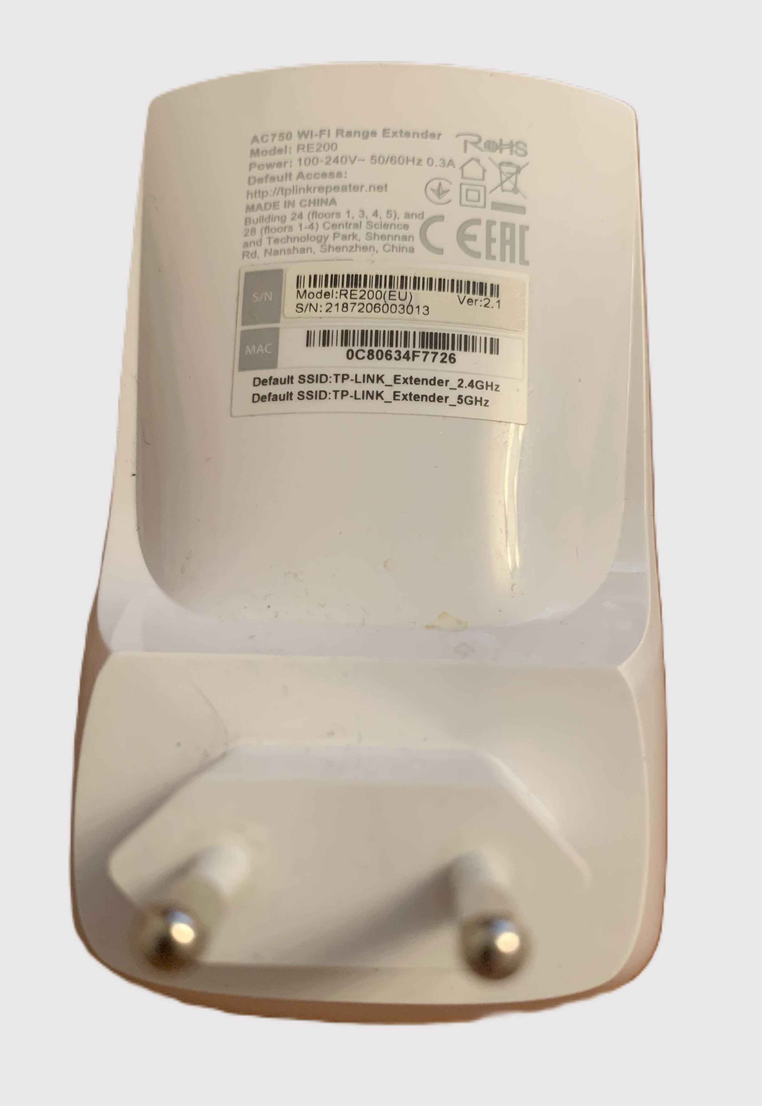 TP-LINK RE200 AC750 repeater wzmacniacz sieci WIFI