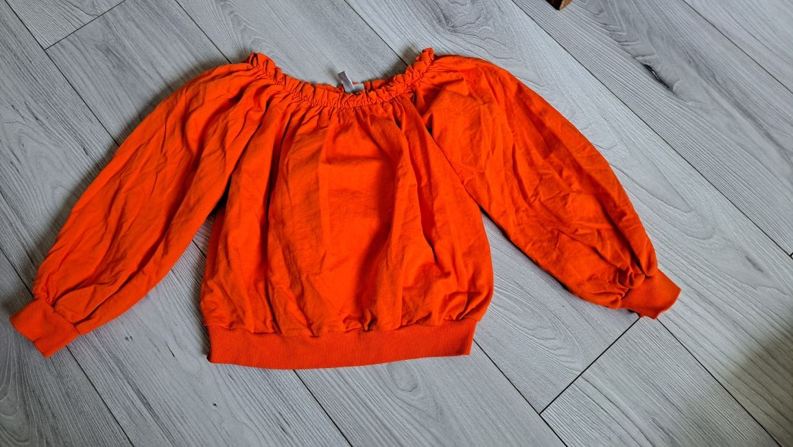 Piękna pomaranczowa bluza hiszpanka Asos 34/36