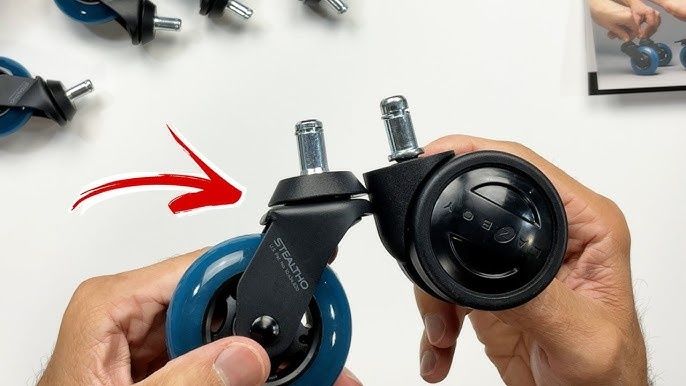 Колеса (повний набір, 5 шт.) для офісного крісла  Stealtho